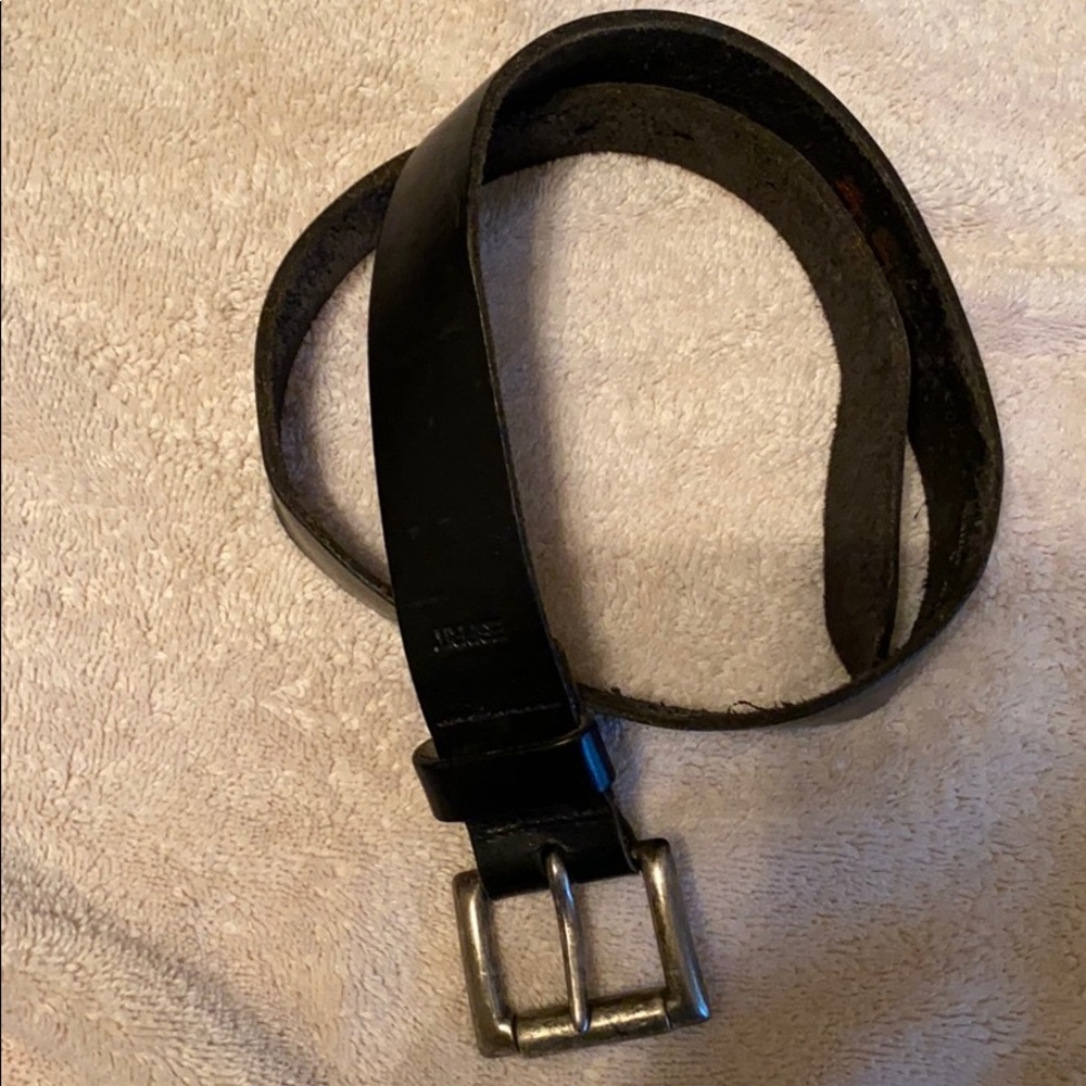Esprit black leather belt